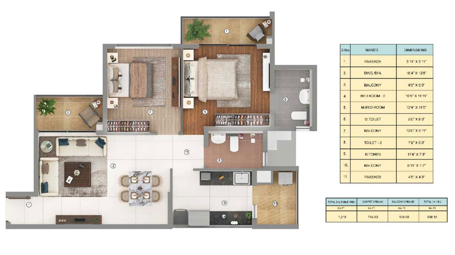 Joyville Homes Floor Plan